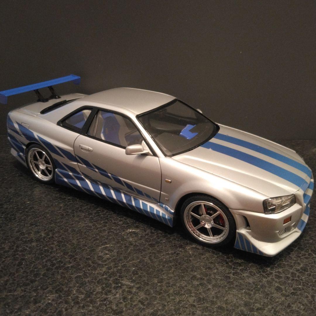 R34 スカイライン GT-R ワイルドスピード 1/24 アオシマ