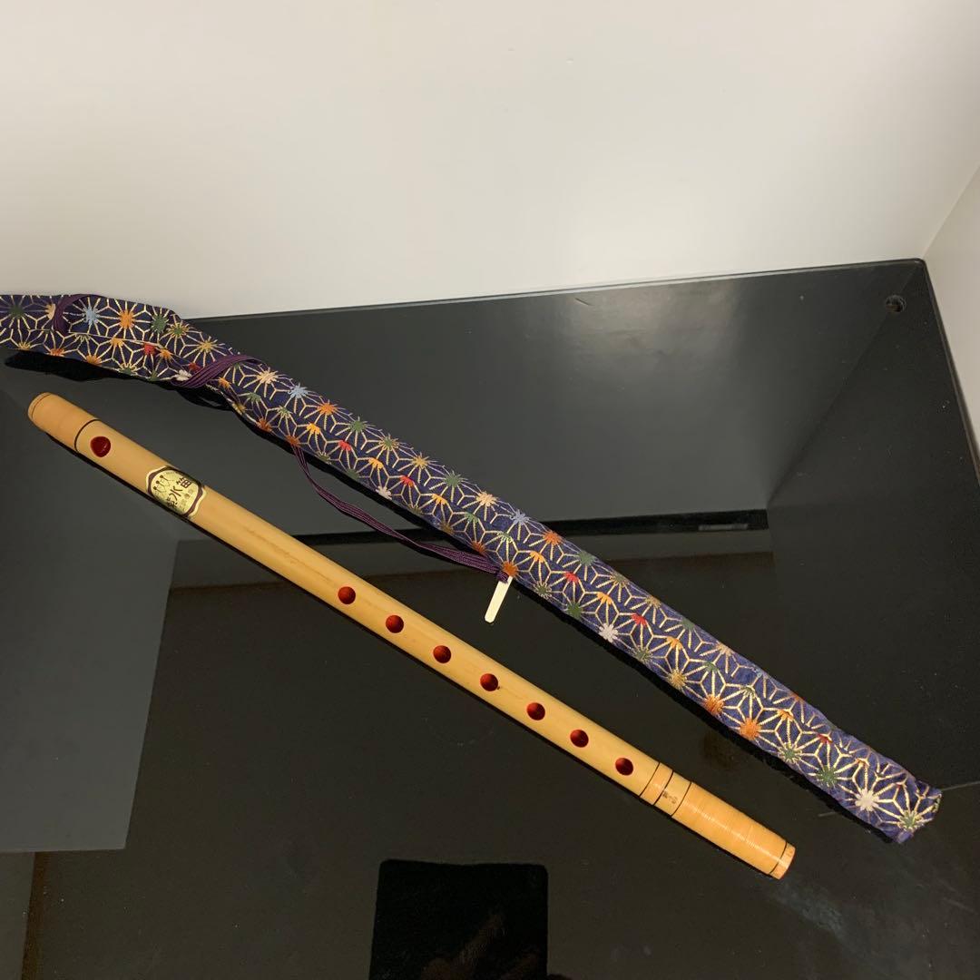 m*o様 《美品》《送料無料》⭐︎ 篠笛 獅子田 紫水笛 7穴4本調子♪⭐︎