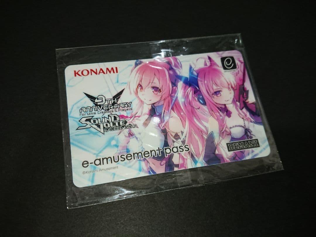 SDVX／e-pass／9th anniversary e-amusement pass レイシス&グレイス e