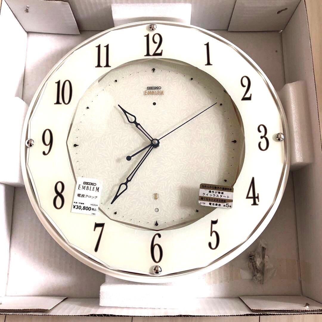 SEIKO EMBLEM 掛時計 HS524W 新品　未使用品