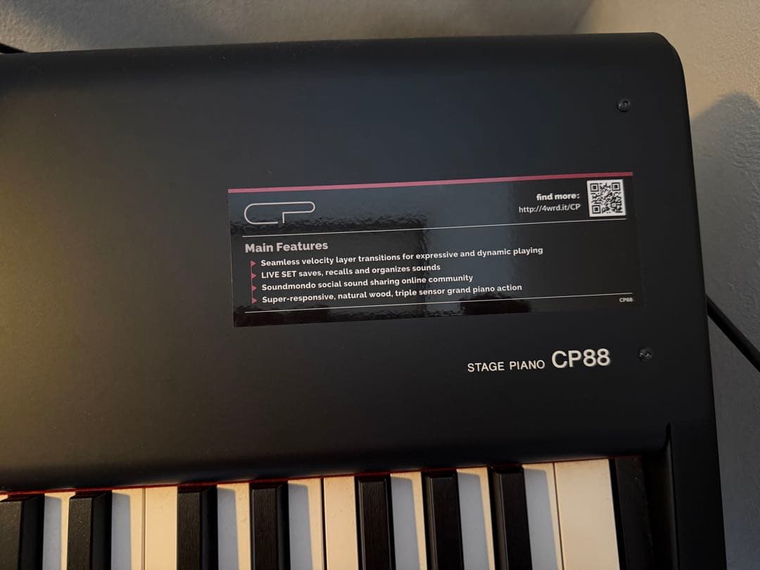 美品】Yamaha CP88 ステージピアノ 譜面台は未使用 - メルカリ