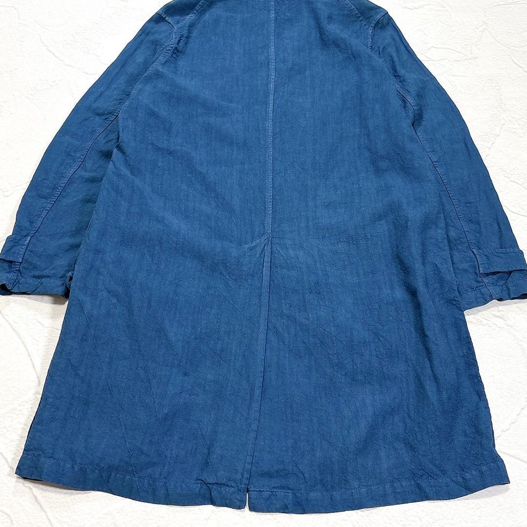 OUTIL ウティ　リネン　ロングコート　比翼ボタン　フランス製　2