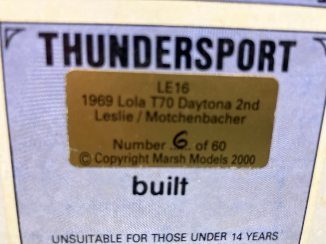 Marsh Models ローラT 70Mk.Ⅲ 1969年　デイトナ　No.8