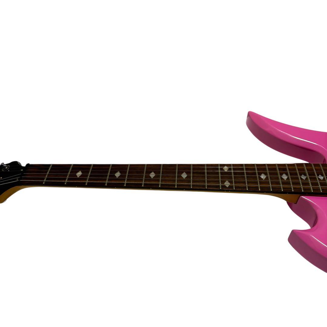 【良品】Chatting Bird エレキギター モッキンバードタイプ ピンク