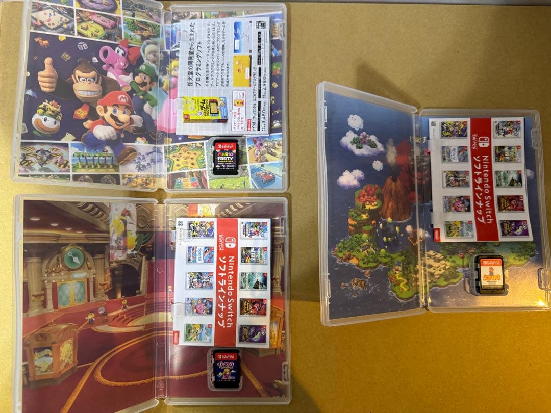 Nintendo Switch ソフト 3本セット　マリパー、ピーチ、RPG