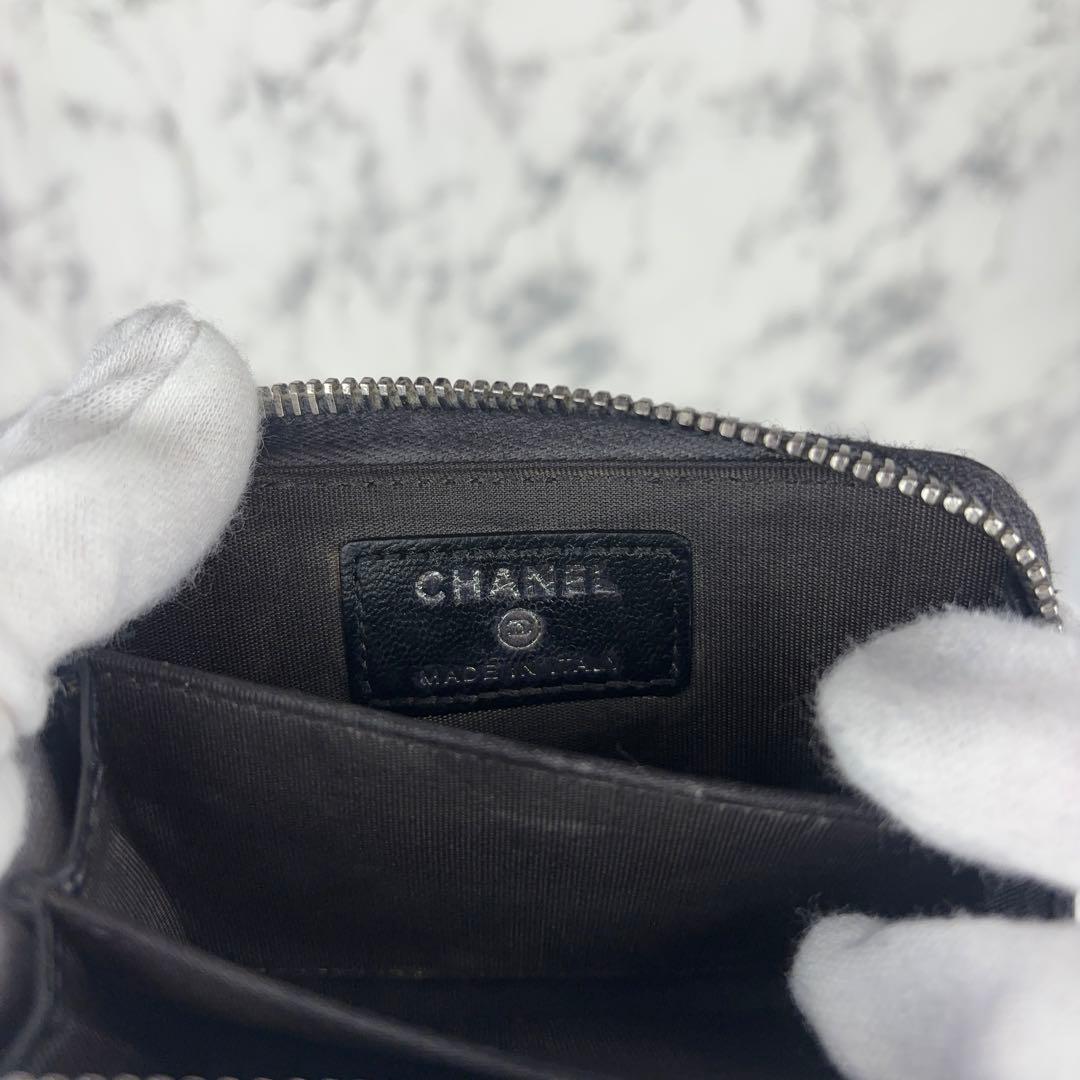 90 CHANEL ラウンドファスナー　ケース