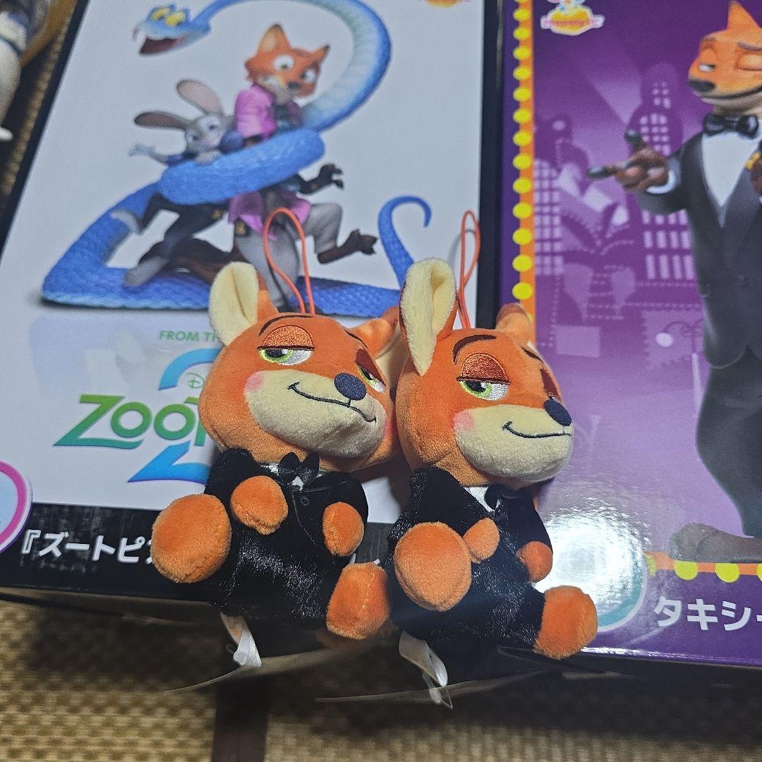 ズートピア2 ハッピーくじ A賞ポスターフィギュア.ラストワン2点セット