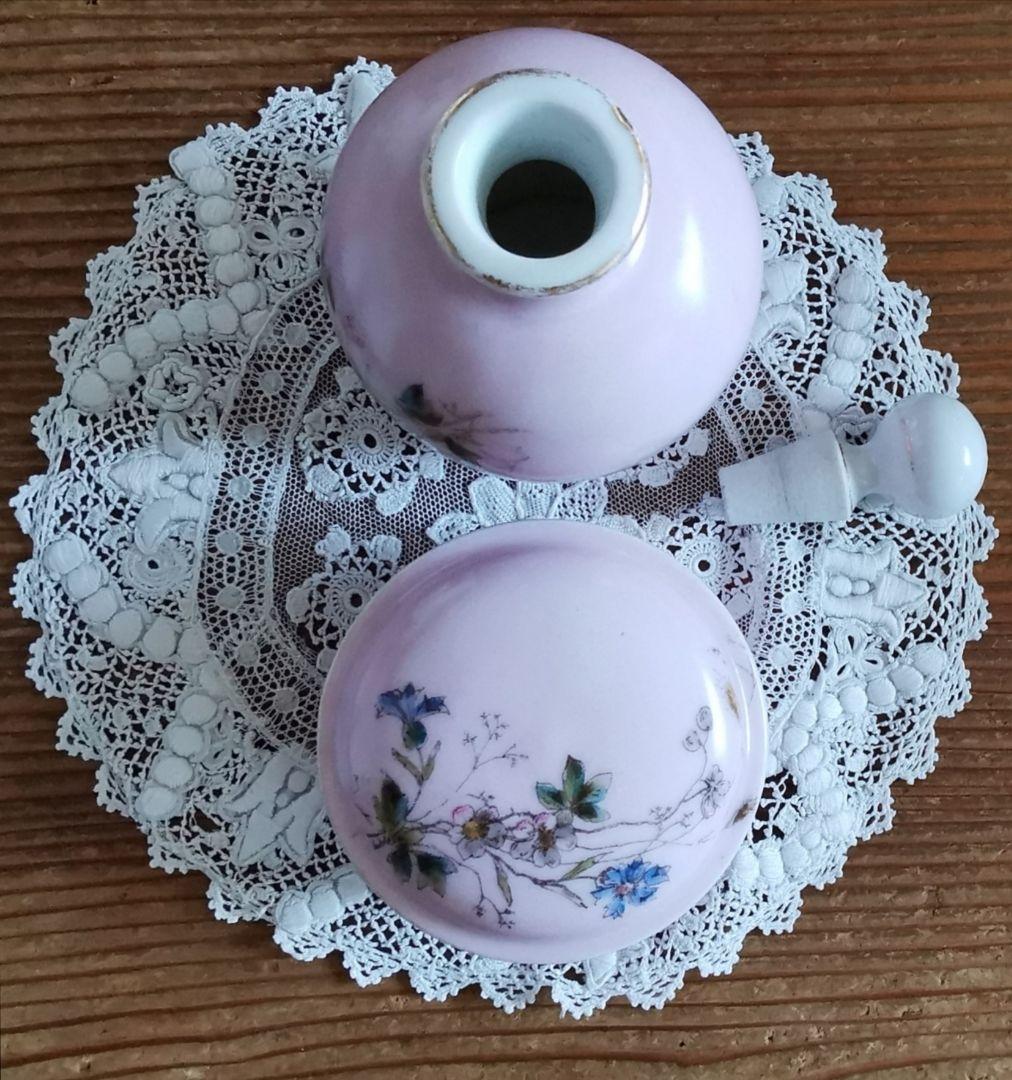 アンティーク リモージュ焼 手描き ビクトリアドレッシングセット