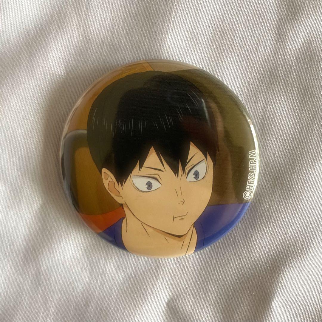 ハイキュー 影山飛雄 いただきます！缶バッジ