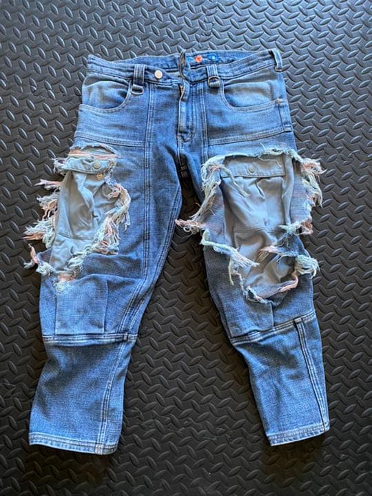 ys Yuji SUGENO サルエルデニムパンツ