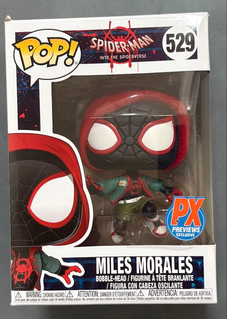 funko pop 529 スパイダーマン スパイダーバース マイルス モラレス Amazon.co.jp: POP Marvel:スパイダーマン:アクロス・ザ・スパイダー