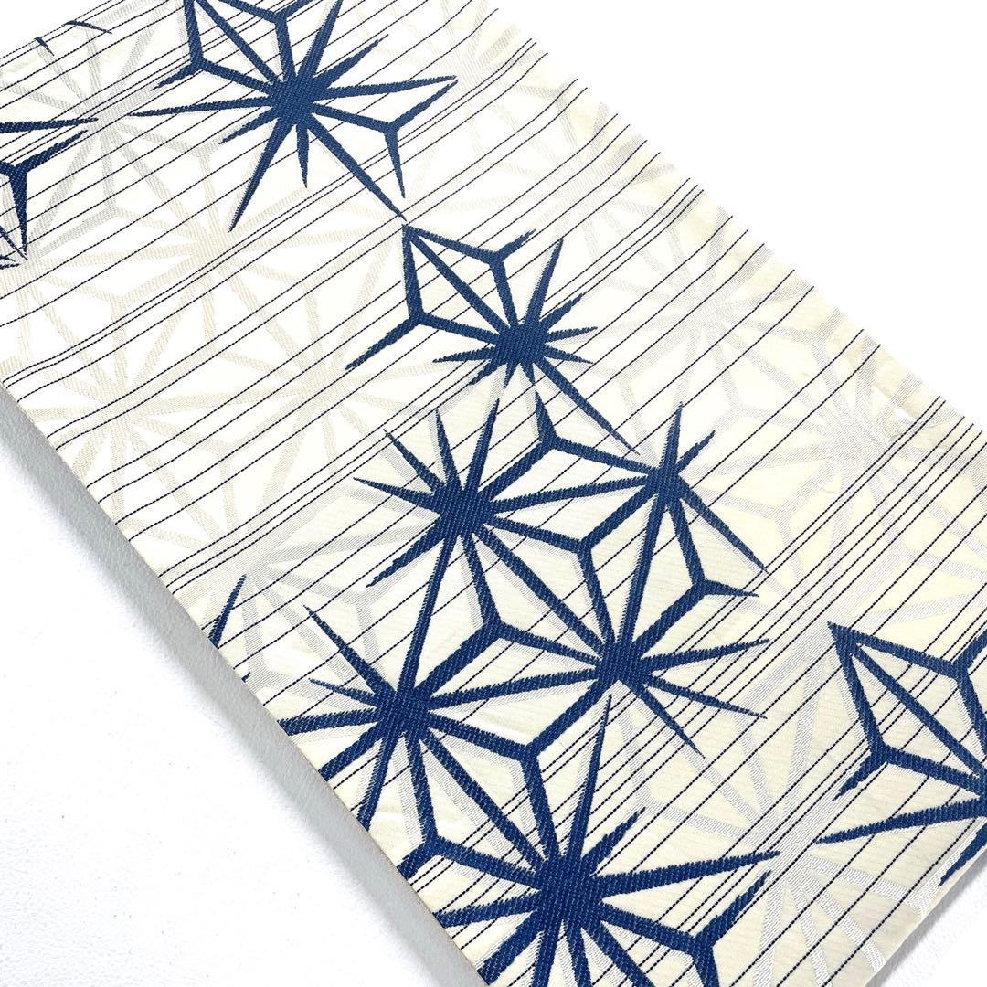 帯6159 ○高級 正絹 藍染 全通 袋帯 - メルカリ