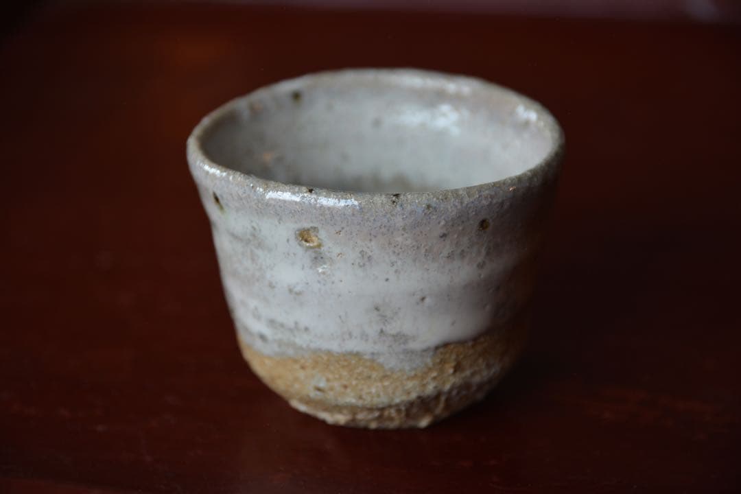 【中川自然坊】秀作 斑唐津 ぐい呑