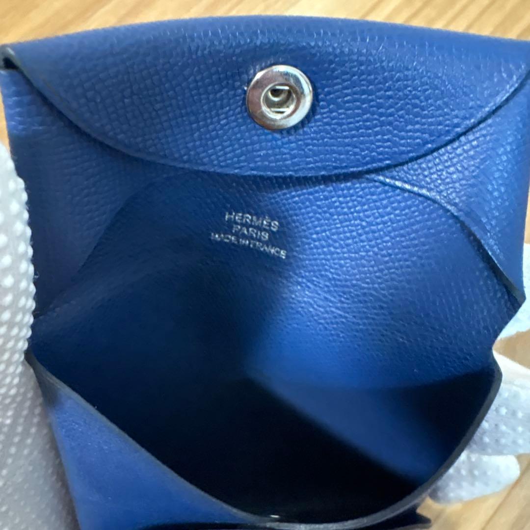 T2K 様 HERMES レザー ケース 青