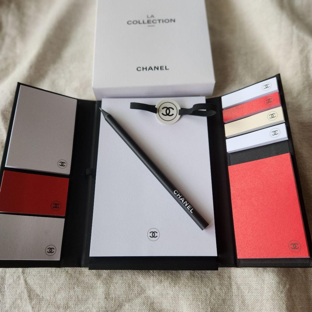 CHANEL シャネル メモ付箋&ペンシルセット - メルカリ