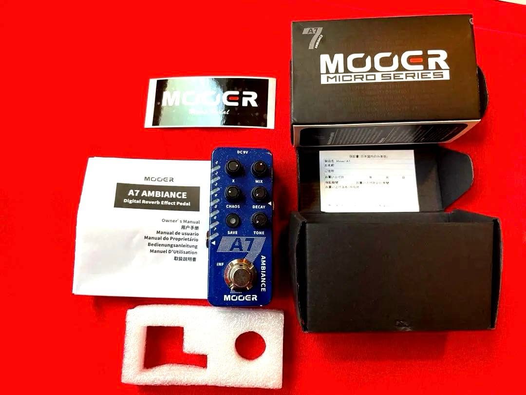 【値下！4/26出品再開】MOOER A7 AMBIANCE リバーブ【送料込】