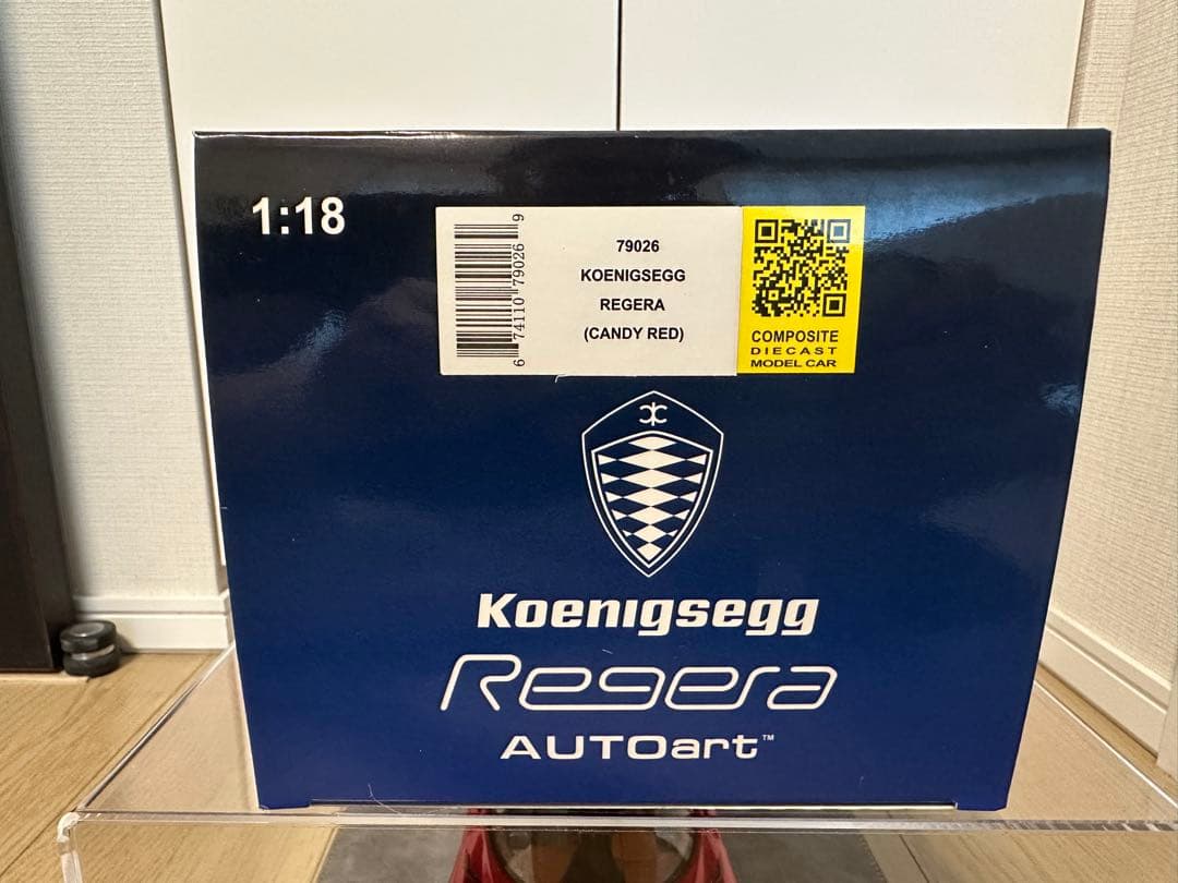 オートアート AUTOart 1/18 ケーニグセグ レゲーラ ミニカー 全開閉
