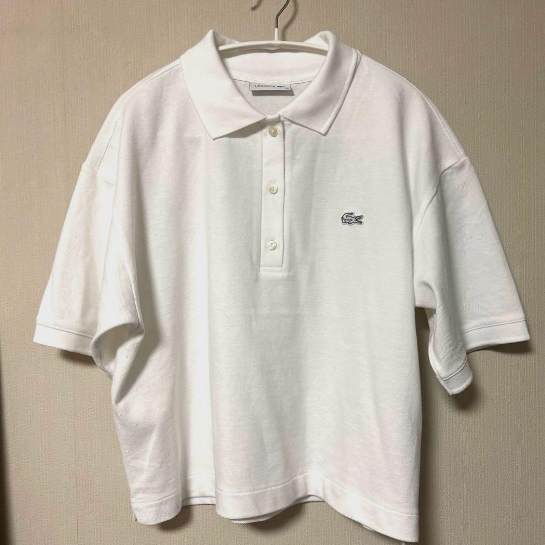 LACOSTE ラコステポロシャツ 白　半袖