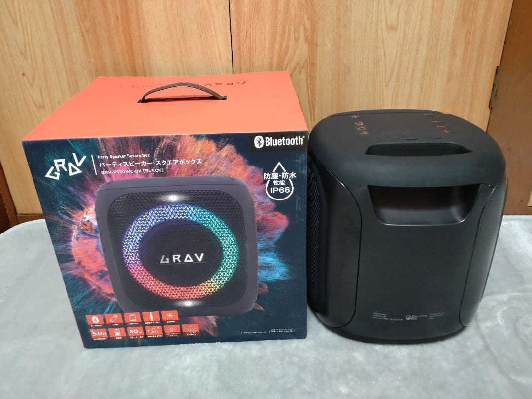 GRAV Party Speaker Square Box GRV-PS50WC - メルカリ