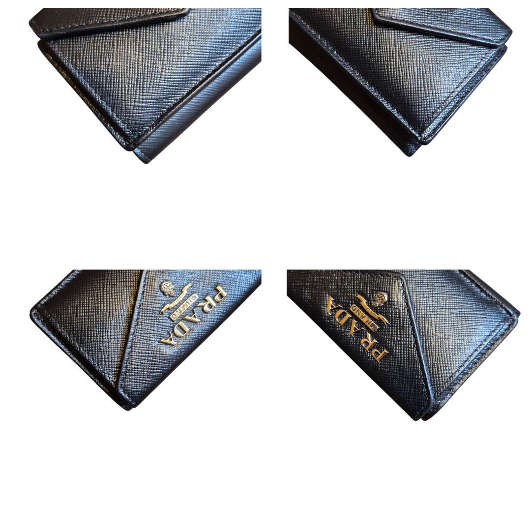 ＰＲＡＤＡ　プラダ　サフィアーノ　三つ折り財布 v