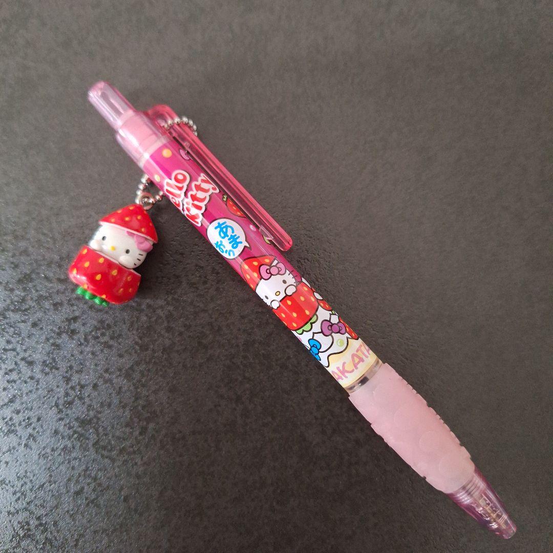 激レア キティ 福岡限定 博多 あまおう いちご ボールペン ご当地キティ 苺