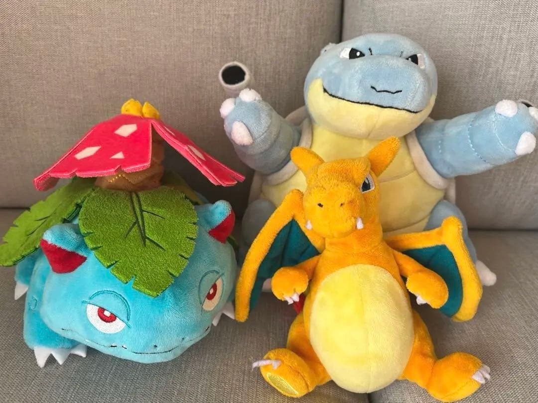 ポケモン ぬいぐるみ フシギバナ リザードン カメックス まとめ売り