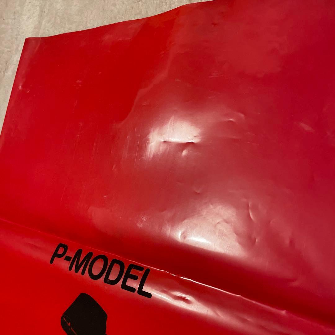 値下げ　レア　P-MODEL ノベルティー　ビニール　袋　赤