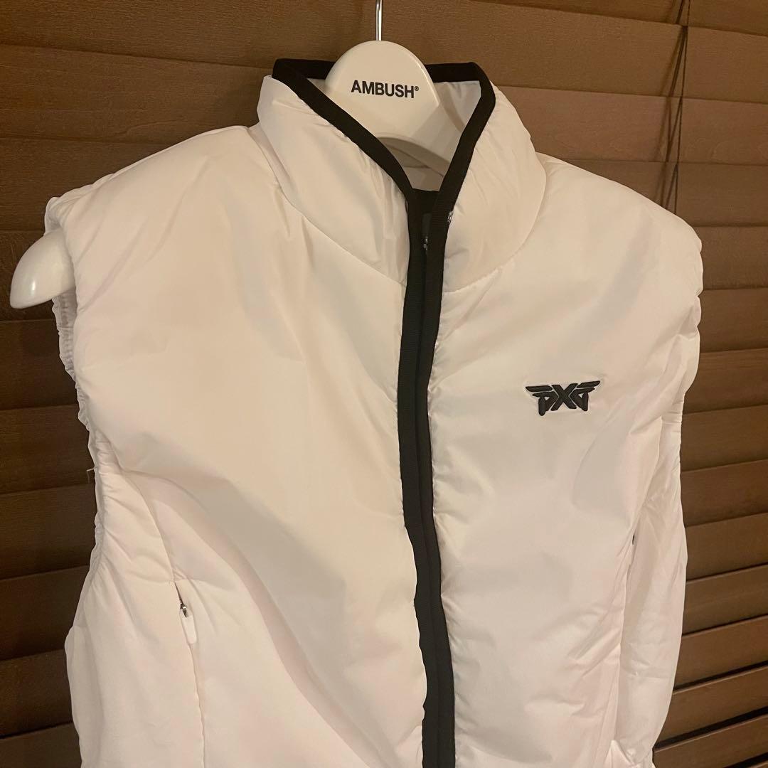 【白S】PXG ゴルフ レディース トップス 中棉 ベスト