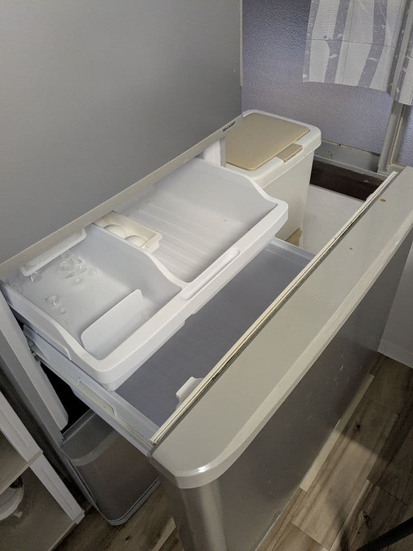 シルバー 冷蔵庫 上冷凍・下冷蔵