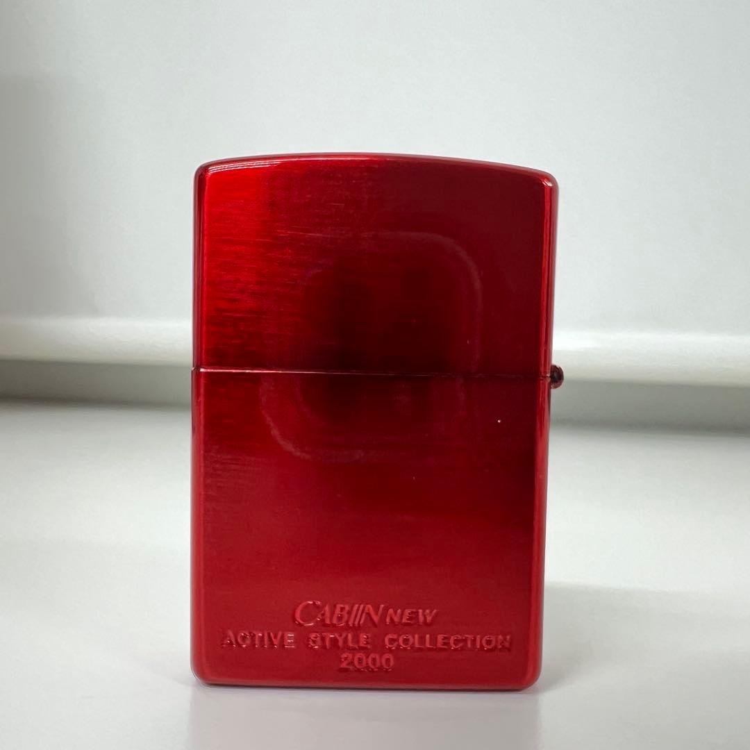 Zippo CABIN キャビン 1999年製 クリアレッド ジッポー - メルカリ