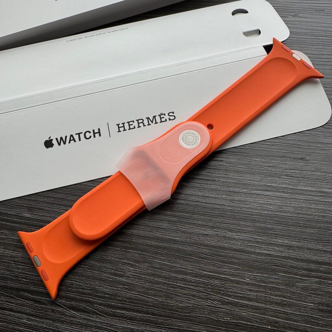 2573 未使用　Apple Watch エルメス　オレンジ　スポーツバンド