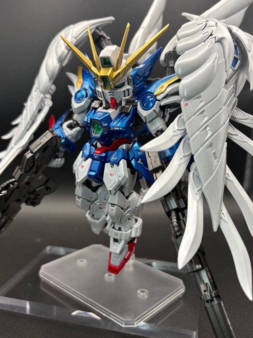 MGSD ウイングガンダムゼロEW 全塗装完成品 フリーダム バルバトス HG