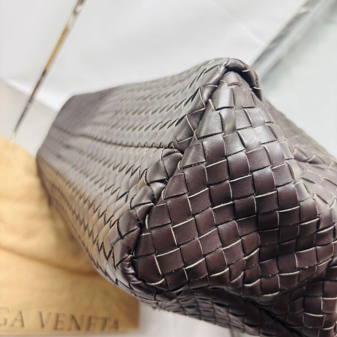 美品　ボッテガヴェネタ イントレチャート ビジネスバッグ　BOTTEGA