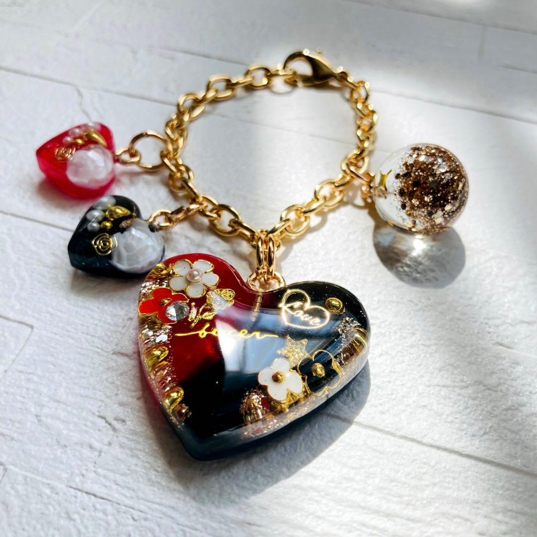 mimikoページ　名入れチャーム　らレジンキーホルダー