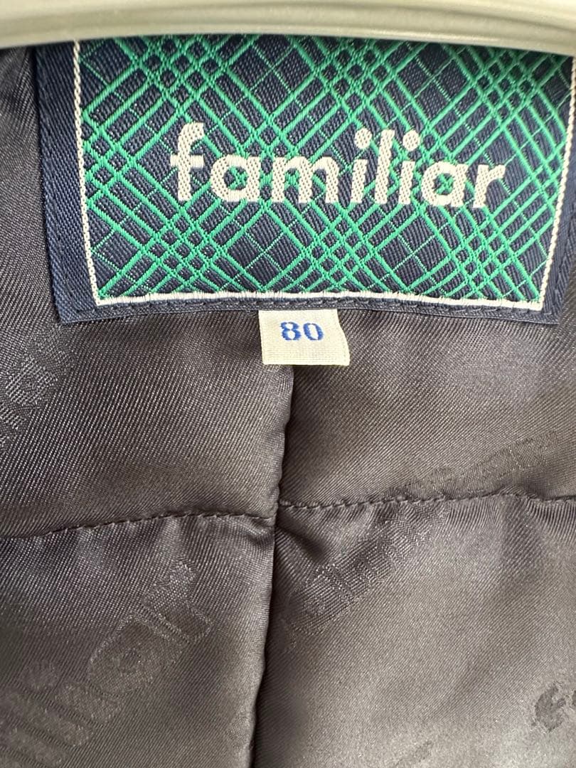 美品　familiar コート 80センチ