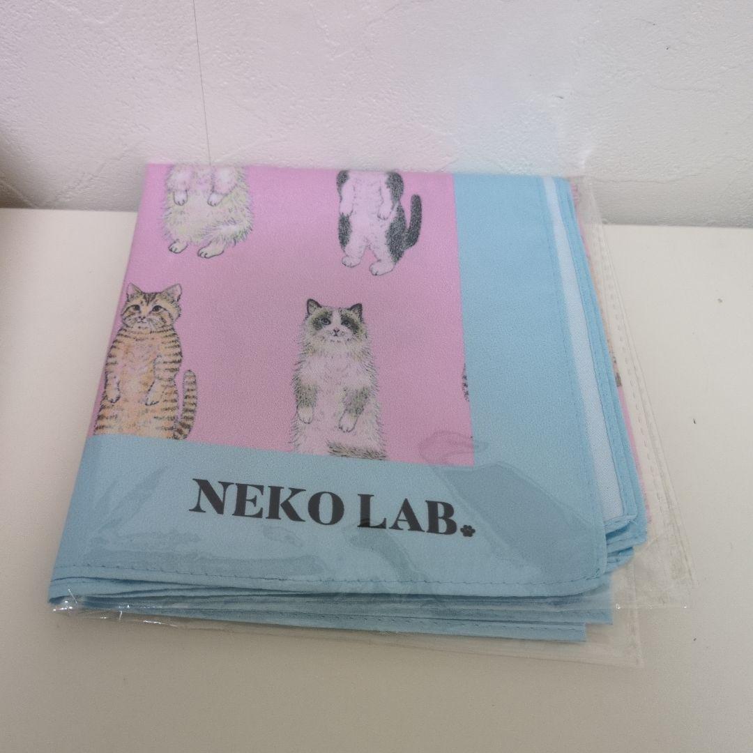 スカーフ 非売品 NEKO LAB. 猫柄 ノベルティ - メルカリ