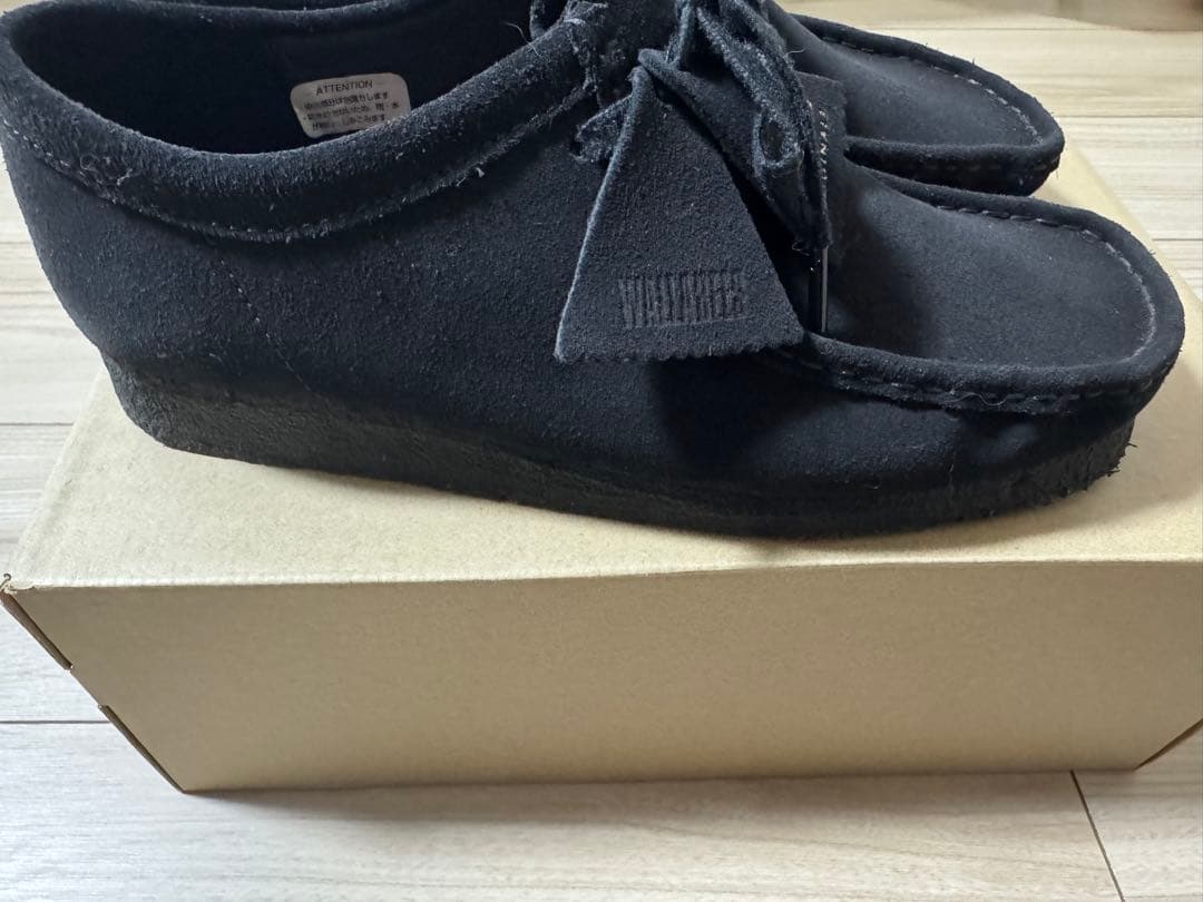 CLARKS WALLABEE クラークス ワラビー ブラック 8H 美品
