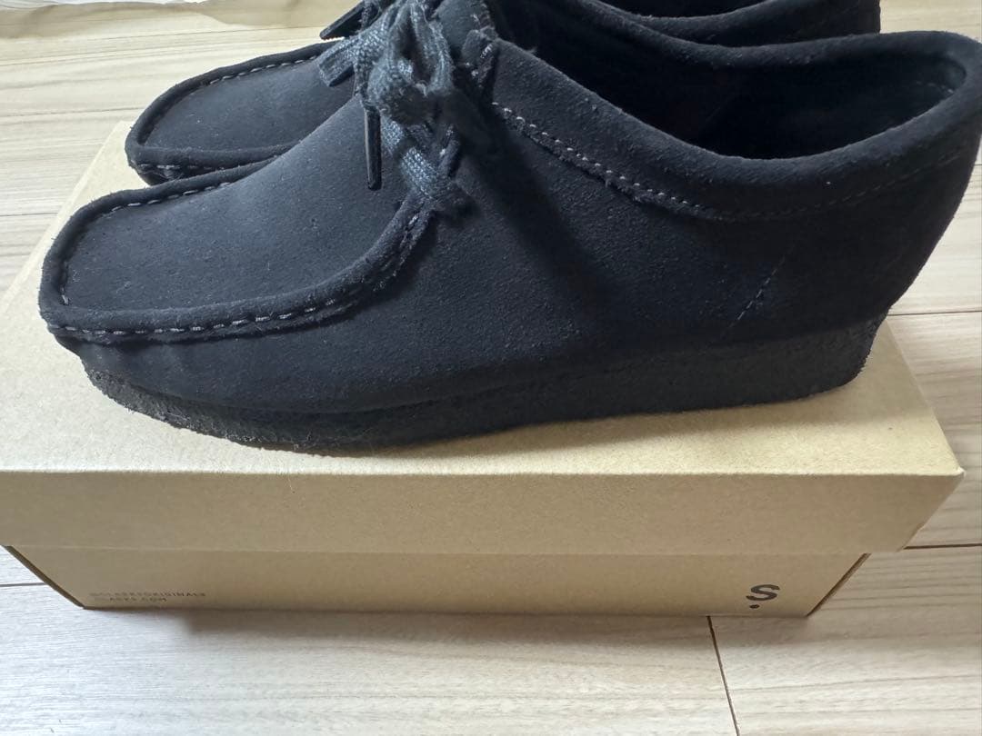 CLARKS WALLABEE クラークス ワラビー ブラック 8H 美品