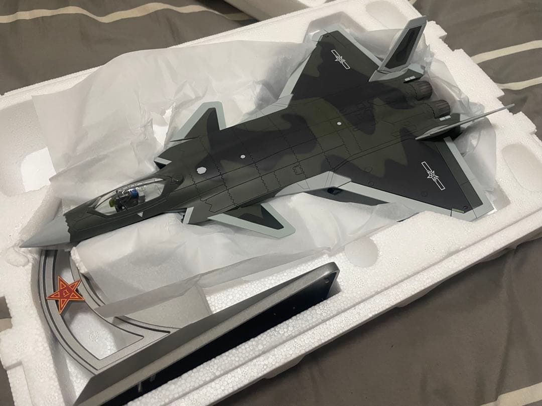 希少品 1点のみ】中国人民解放軍 空軍 J-20 1/60 ステルス戦闘機