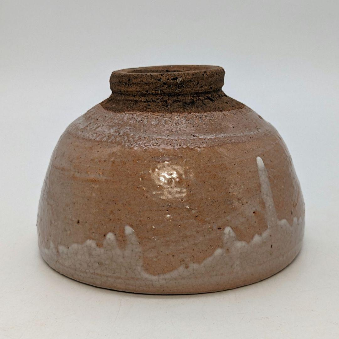 萩焼 絵萩茶盌 桐箱合布 抹茶碗 抹茶茶碗 茶道具 茶器 食器 工芸品 笹絵竹絵