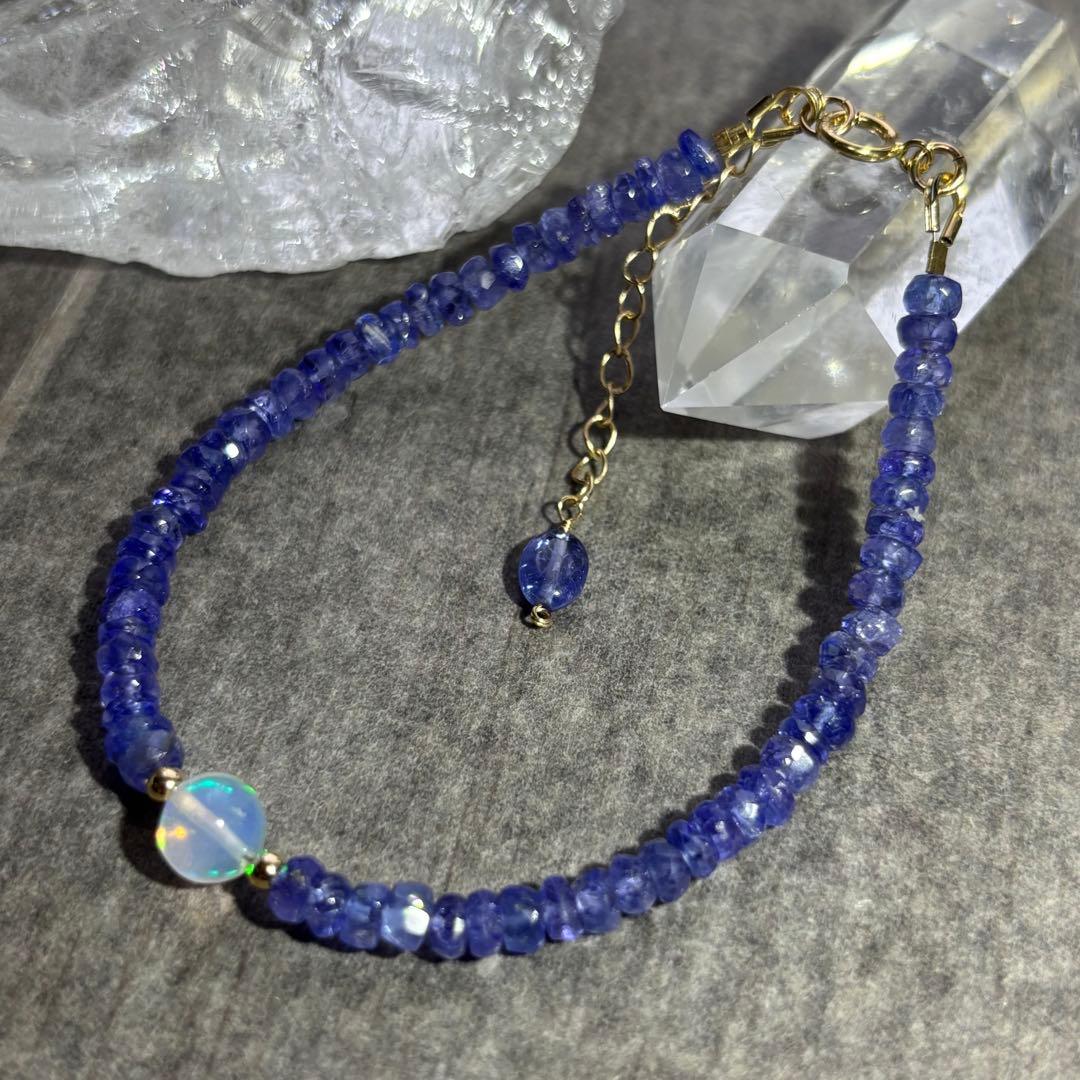 【桃色の雲】エチオピア産オパール丸玉✴︎14kgfブレスレットB141他