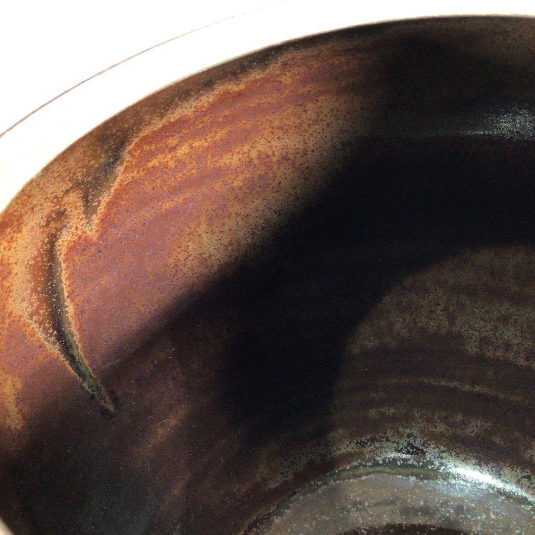 Ｎ６０４　水指　『高取焼』『碧山窯造』『兎摘み』　共箱　茶道具