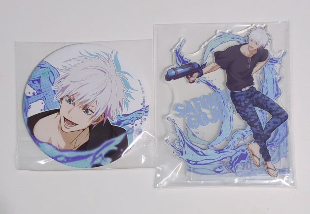 呪術廻戦 セガラッキーくじ SPLASH×BATTLE 缶バッジ 五条悟