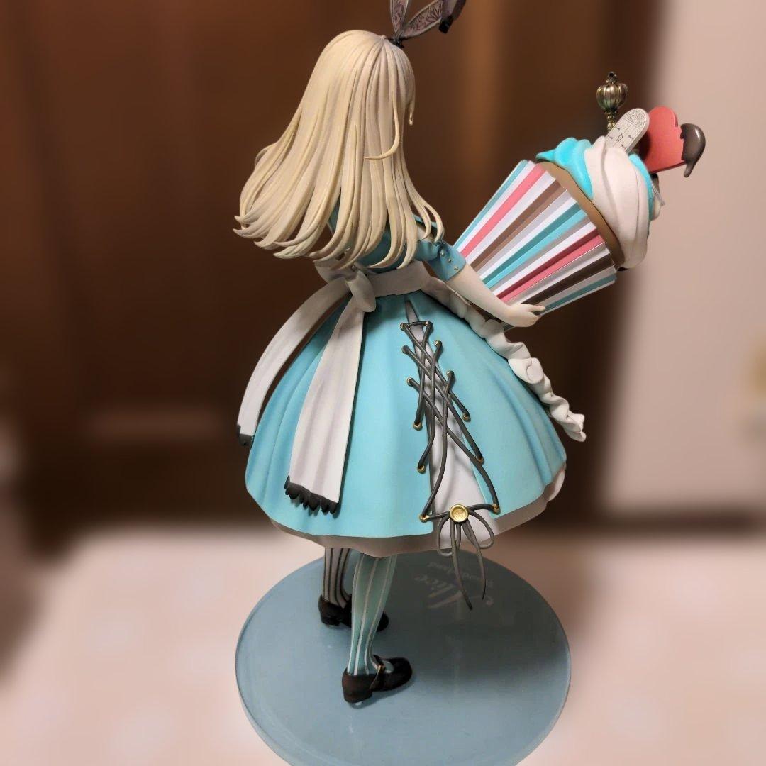 【訳あり】不思議の国のアリスフィギュア　赤倉イラスト　ユニオンクリエイティブ