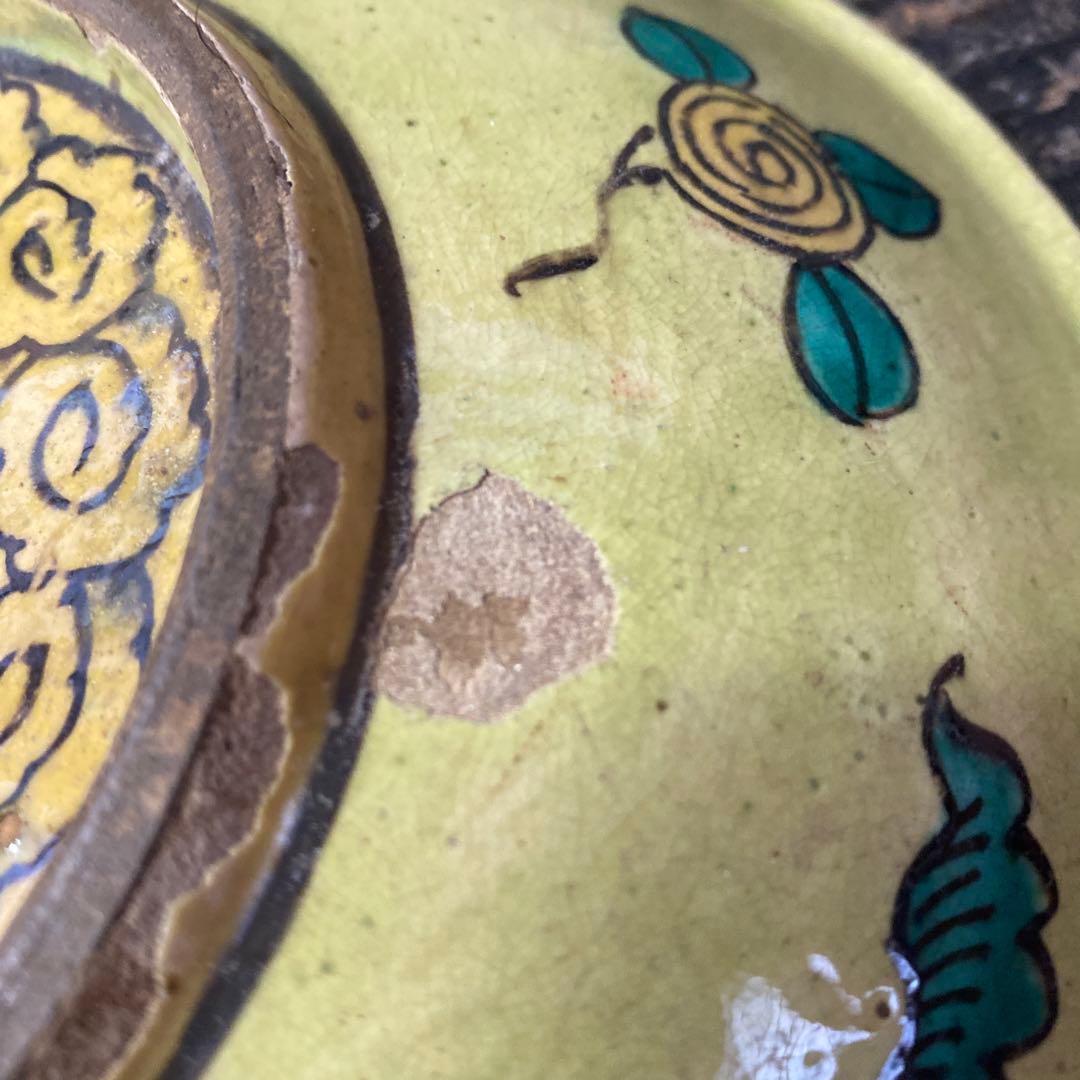 青手古九谷中皿