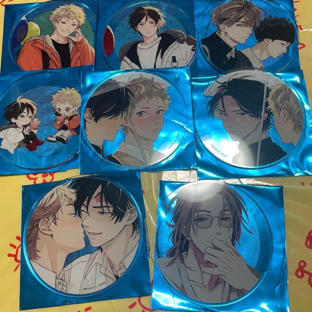 鈴丸みんた/コラボ/カフェ/コースター/タカラのびいどろ/キューピッド