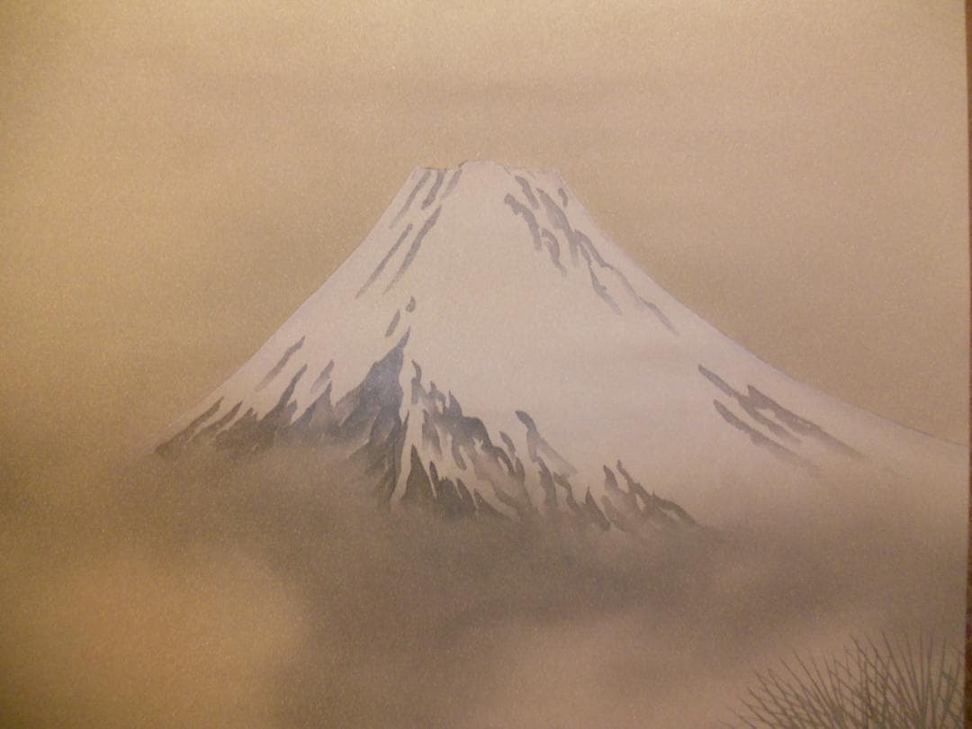 掛け軸 旭堂 一富士二鷹三茄子 絹本 希少 軸装 茶道具 掛軸 美品 です。