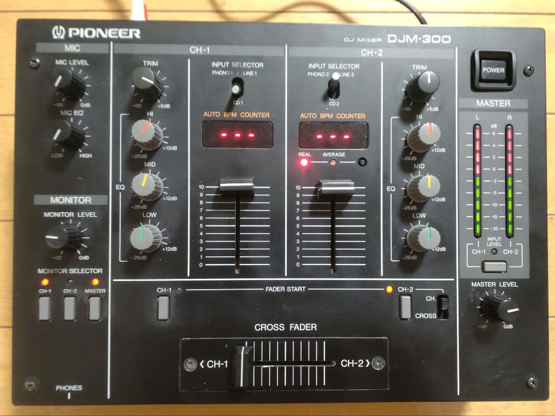 Pioneer DJM-300 CHクロスフェーダー 新品交換 動作確認済み Pioneer