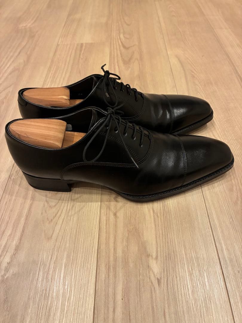 REGAL ブラックレザードレスシューズ 26センチ