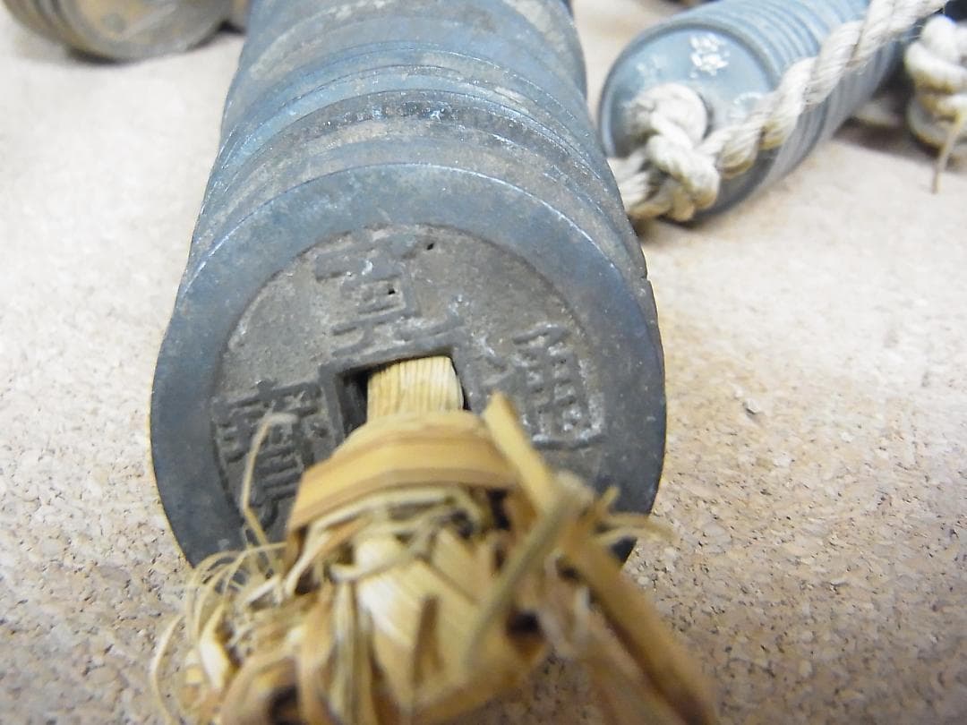 古銭　まとめて　銅銭　穴銭　寛永通宝　アルミ銭　3.7㎏ほど